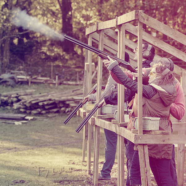Clay pigeon shooting